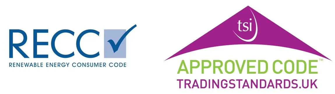 RECC Renewable Energy Consumer Code and TSI Approved Code Trading Standards UK artwork